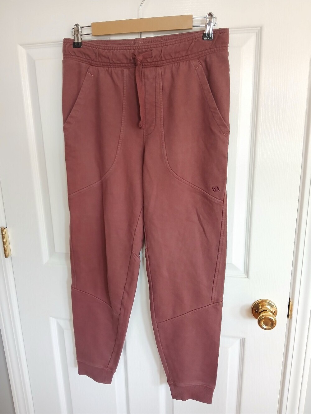Mauve Dusty Rose Jogger Pants Athleisure Comfort Relaxed Active Gym Streetwear